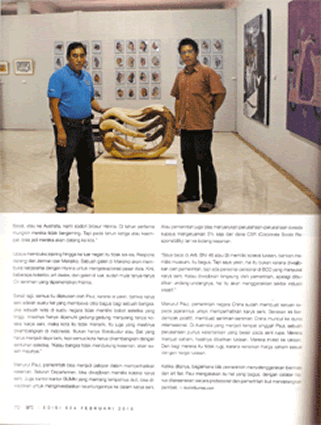 article in arti magazine
