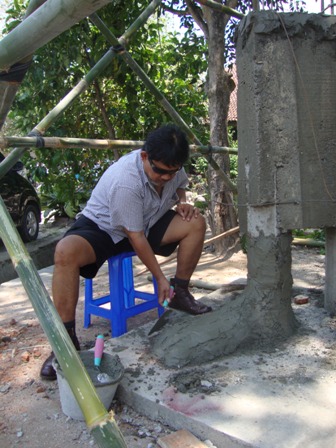 position of the legs