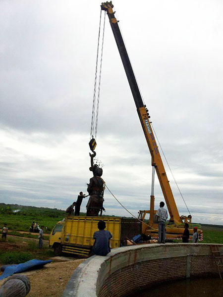 pemasangan dengan craine