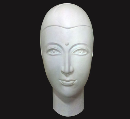 Budha with eyes closed