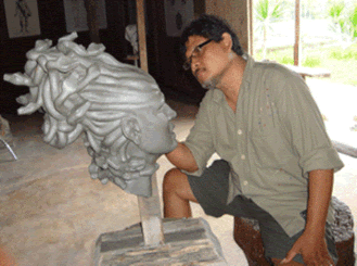 model of lady medusa