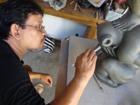 making model from clay